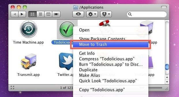 How To Delete An Open App On Mac